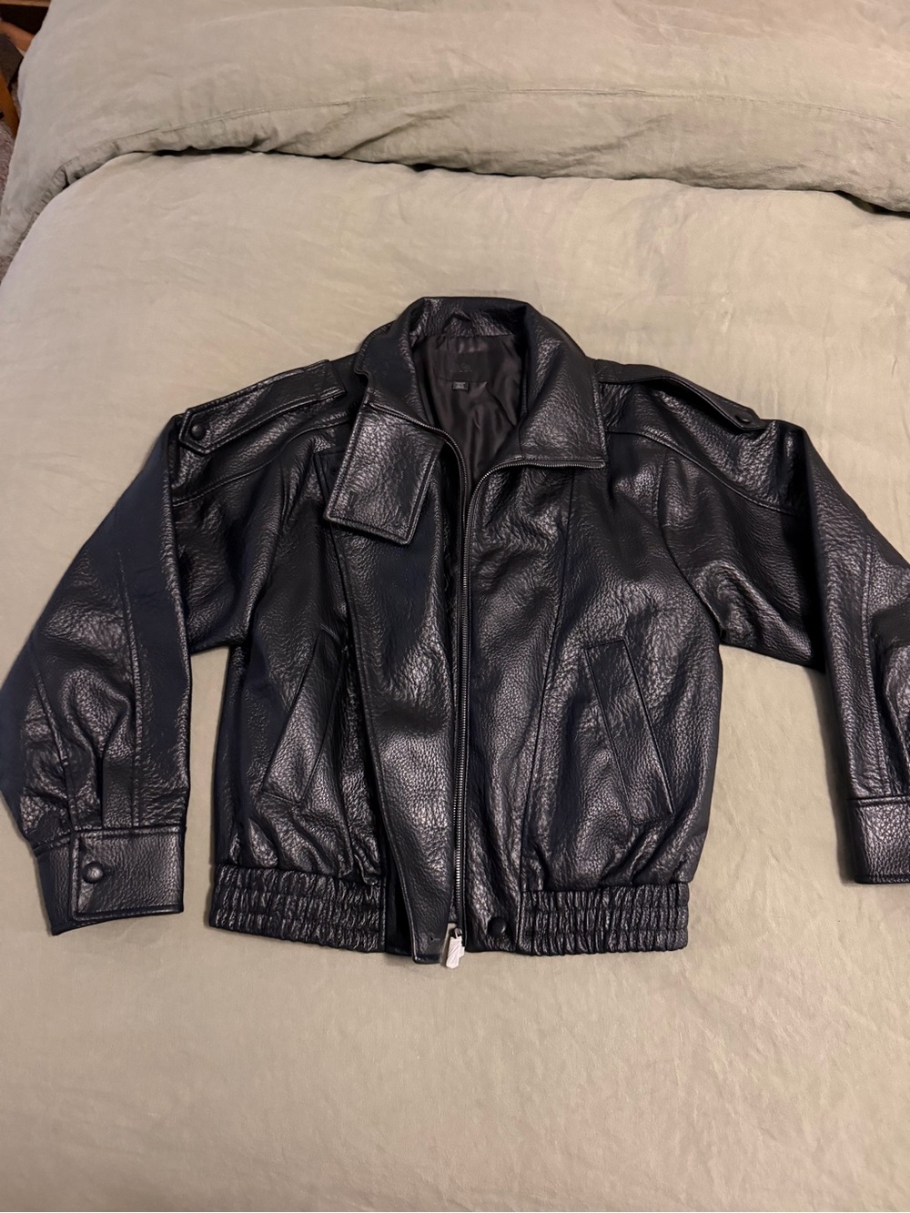 Zara Faux Leather Jacket